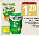 Bio Joghurt im Angebot bei WEZ in Bad Oeynhausen Bio Joghurt Angebote von Andechser Natur bei WEZ Bad Oeynhausen für 1,29 €