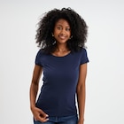 La Halle Bonneuil-sur-Marne - Promo T-shirt coton col rond manches courtes bleu marine femme Promo T-shirt coton col rond manches courtes bleu marine femme à 3,99 € dans le catalogue La Halle à Bonneuil-sur-Marne