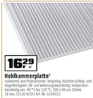 Hohlkammerplatte Angebote bei OBI Erlangen für 16,29 €