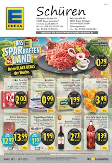 Aktueller EDEKA Prospekt "Aktuelle Angebote" Seite 1 von 24 Seiten für Bonn