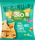 Vegane Mais-Reis Chips No-Cheese-Style Angebote von dmBio bei dm-drogerie markt Laatzen für 1,25 €