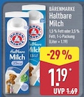 Aktuelles Haltbare Milch 1,5 % Fett Angebot bei ALDI Nord in Salzgitter ab 1,19 €