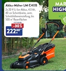 Akku-Mäher LM C40B im Angebot bei ALDI Nord in Stralsund Akku-Mäher LM C40B Angebote von Yard Force bei ALDI Nord Stralsund für 222,00 €