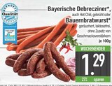 Bayerische Debrecziner im Angebot bei EDEKA in Augsburg Bayerische Debrecziner Angebote bei EDEKA Augsburg für 1,29 €