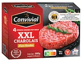 Steaks hachés XXL pur bœuf façon bouchère Charolais - Convivial - Super U à Roanne Steaks hachés XXL pur bœuf façon bouchère Charolais - Convivial en promo chez Super U Roanne à 7,99 €