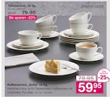 Tafelservice oder Kaffeeservice „Sofia“ von Ritzenhoff & Breker im aktuellen Möbel Inhofer Prospekt für 59,95 €