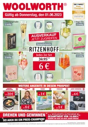 Woolworth Prospekt "Ausverkauf jetzt zugreifen" für Ravensburg, 44 Seiten, 01.06.2023 - 07.06.2023