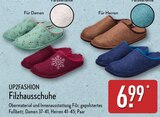 Filzhausschuhe Angebote von UP2FASHION bei ALDI Nord Mülheim für 6,99 €