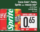 Aktuelles Coca-Cola, Fanta, Sprite oder mezzo mix Angebot bei EDEKA in Freising ab 0,65 €