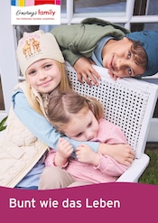 Aktueller Ernstings family Prospekt mit Mantel, "Bunt wie das Leben", Seite 1