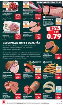 Wiener Würstchen im aktuellen Kaufland Prospekt (Essen) Wiener Würstchen im Kaufland Prospekt "Hier bin ich richtig" mit 76 Seiten (Essen)