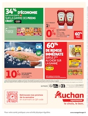 Promos Filet De Saumon dans le catalogue "LES TOPS" de Auchan Supermarché Filet De Saumon en promo dans le catalogue Auchan Supermarché à la page 16