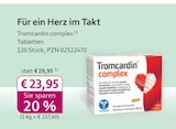 Tromcardin complex Tabletten bei mea - meine apotheke im Prospekt "" für 23,95 €