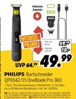 Bartschneider QP6542/15 OneBlade Pro 360 im Angebot bei MEDIMAX in Oberhausen Bartschneider QP6542/15 OneBlade Pro 360 Angebote von PHILIPS bei MEDIMAX Oberhausen für 49,99 €