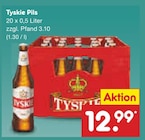 Aktuelle Tyskie Angebote bei Netto Marken-Discount in Braunschweig Aktuelles Pils Angebot bei Netto Marken-Discount in Braunschweig ab 12,99 €