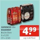 Irische Biere Angebote von Guinness bei Getränke Oase Dorsten für 4,99 €