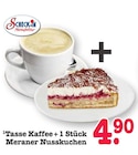 Tasse Kaffee + 1 Stück Meraner Nusskuchen Angebote von Scheck-in Manufaktur bei E center Mannheim für 4,90 €