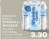 Rheinfels Quelle Mineralwasser im Angebot bei EDEKA in Voerde Rheinfels Quelle Mineralwasser Angebote bei EDEKA Voerde für 3,30 €