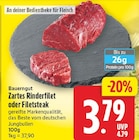 Zartes Rinderfilet im Angebot bei E center in Berlin Zartes Rinderfilet Angebote von Bauerngut bei E center Berlin für 3,79 €