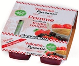 Velouté des Pyrénées pommes sur lit de fruits rouges - CAZAUBON - Intermarché Super à Montélimar Velouté des Pyrénées pommes sur lit de fruits rouges - CAZAUBON en promo chez Intermarché Super Montélimar à 0,56 €