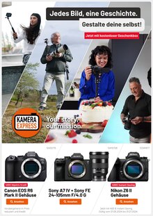 Sony im Kamera Express Prospekt "Jedes Bild, eine Geschichte. Gestalte deine selbst!" mit 40 Seiten (Bonn)