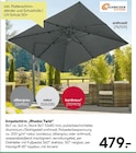Aktuelle Sonnenschirm Angebote bei BayWa Bau- und Gartenmärkte in Würzburg Aktuelles Ampelschirm "Rhodos Twist" Angebot bei BayWa Bau- und Gartenmärkte in Würzburg ab 479,00 €