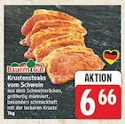 Krustensteaks vom Schwein von Bauern Gut im aktuellen EDEKA Prospekt