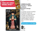 Demon slayer volume 1 - edition collector Koyoharu Gotouge - Panini dans le catalogue E.Leclerc