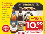 Premium Hefe Weißbiere Angebote von Franziskaner bei Netto Marken-Discount Ingolstadt für 10,99 €