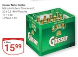 Aktuelles Natur Radler Angebot bei GLOBUS in Krefeld ab 15,99 €