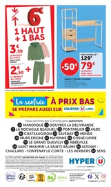 Promos Pantalon Femme dans le catalogue "LES PRIX BAS Spécial rentrée" de Hyper U Pantalon Femme en promo dans le catalogue Hyper U à la page 96
