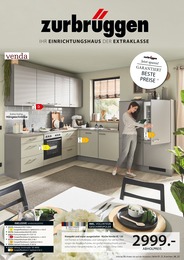 Aktueller Zurbrüggen Prospekt, "IHR EINRICHTUNGSHAUS DER EXTRAKLASSE", mit Angeboten der Woche, gültig von 01.07.2025 bis 01.07.2025