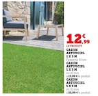 Gazon Artificiel 1 x 3 M - Hyper U à Béziers Gazon Artificiel 1 x 3 M en promo chez Hyper U Béziers à 12,99 €