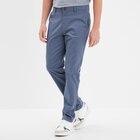 Promo Pantalon chino droit stretch bleu gris homme à 19,99 € dans le catalogue La Halle à Lunel