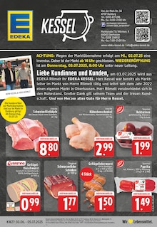 EDEKA Prospekt der Woche "Aktuelle Angebote" Seite 1, 30.06.2025 bis 05.07.2025 für Duisburg Aktueller EDEKA Prospekt "Aktuelle Angebote" Seite 1 von 24 Seiten für Duisburg