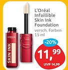 Infaillible Skin Ink Foundation von L'Oréal für 11,99 € bei budni im Angebot Infaillible Skin Ink Foundation von L'Oréal im aktuellen budni Prospekt