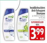 Classic Clean oder Apple Fresh Angebote von head&shoulders bei EDEKA Ravensburg für 3,99 €