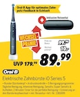 Elektrische Zahnbürste iO Series 5 von Oral-B für 89,99 € bei MEDIMAX im Angebot Elektrische Zahnbürste iO Series 5 von Oral-B im aktuellen MEDIMAX Prospekt