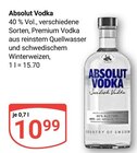 Premium Vodka im Angebot bei GLOBUS in Homburg Premium Vodka Angebote von Absolut Vodka bei GLOBUS Homburg für 10,99 €