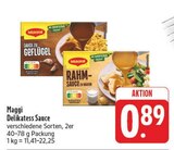 Delikatess Sauce Angebote von Maggi bei EDEKA Plauen für 0,89 €