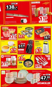Tafel-Set im Segmüller Prospekt "Segmüller Highlight Angebote" mit 8 Seiten (Nürnberg)