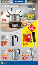 Prix et réduction Cafetière Espresso dans le prospectus Lidl en cours Offre Cafetière Espresso dans le catalogue Lidl du moment à la page 58
