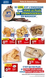 Offre Viennoiserie dans le catalogue Lidl du moment à la page 42