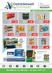Aktueller Getränkewelt Dünnwald Prospekt mit Energydrink, "DIE GETRÄNKEKÖNNER", Seite 2