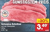 Aktuelles Schweine-Schnitzel Angebot bei Netto Marken-Discount in Erfurt ab 3,49 €