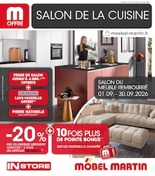Prospectus Meubles & Décoration de Möbel Martin à Sarreguemines: "SALON DE LA CUISINE", 24 pages, 01/09/2026 - 30/09/2026