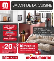 Prospectus Meubles & Décoration Möbel Martin en cours à Mondelange et alentours, "SALON DE LA CUISINE", 24 pages, 01/09/2026 - 30/09/2026 Catalogue Meubles & Décoration Möbel Martin en cours à Mondelange et alentours, "SALON DE LA CUISINE", 24 pages, 01/09/2026 - 30/09/2026