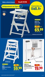 Promos Chaise dans le catalogue "La rentrée des économies" de Lidl Chaise en promo dans le catalogue Lidl à la page 33