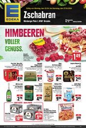 Aktueller nah und gut Supermarkt Prospekt in Cunnersdorf und Umgebung, "Wir lieben Lebensmittel!" mit 4 Seiten, 22.04.2024 - 27.04.2024