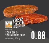 Aktuelle Steak Angebote bei E center in Essen Aktuelles Frische Schweine-Schinkensteaks Angebot bei E center in Essen ab 0,88 €
